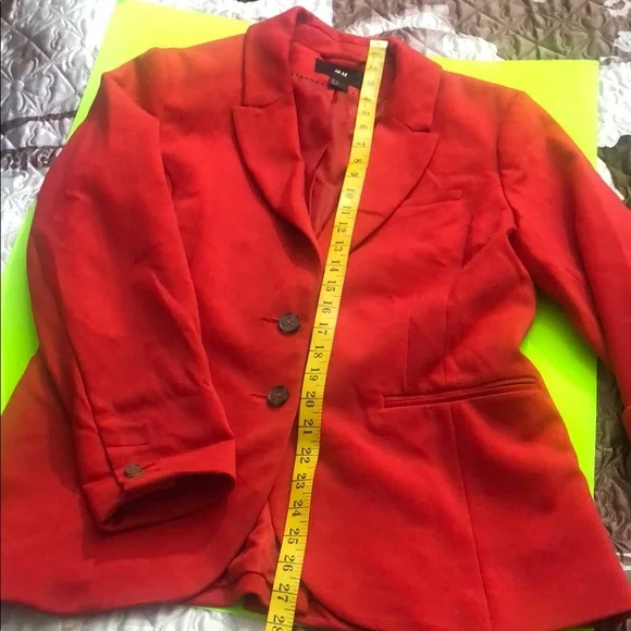 H&M Red Blazer - Picture 3 of 9